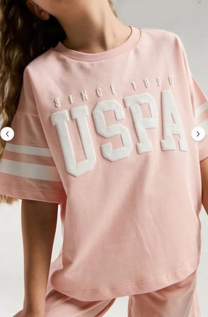Aykidsclup U.S POLO  Çocuk  Baskılı Şortlu Takım  2091-S