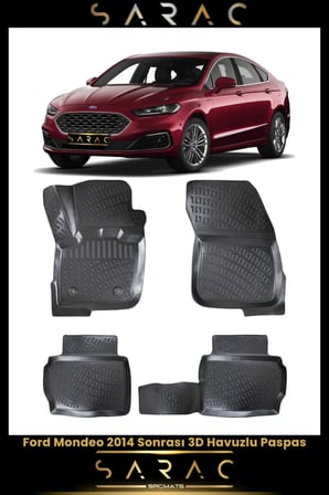 Ford Mondeo 2023 Model Araca Özel 3d Havuzlu Paspas