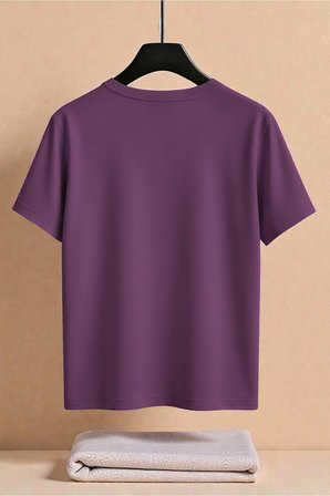 Unisex Pusula Baskılı Tasarım Tshirt