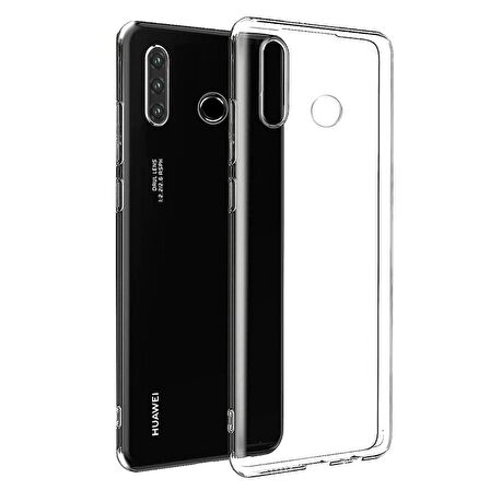 Gpack Huawei Honor 20 Lite Kılıf Süper Silikon Arka KorumaNano Glass