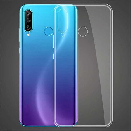 Gpack Huawei Honor 20 Lite Kılıf Süper Silikon Arka KorumaNano Glass