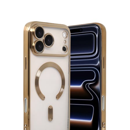 Apple iPhone 17 Pro Max Kross Magneticsafe Kapak - Gold