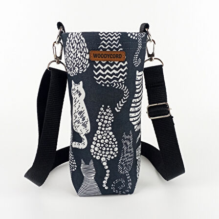 Woodycord 1 Litrelik Matara Kılıfı Su Şişesi Taşıma Çantası Water Bottle Bag