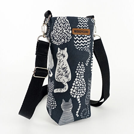 Woodycord 1 Litrelik Matara Kılıfı Su Şişesi Taşıma Çantası Water Bottle Bag