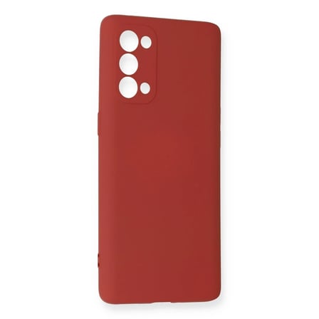 Oppo Reno 5 Pro Kılıf Nano içi Kadife Silikon - Kiremit