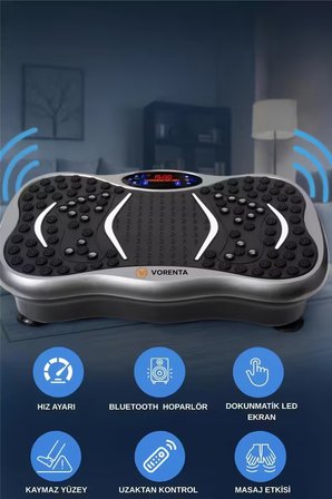 Fit Plus Yüksek Titreşimli 5 Programlı Spor Kondisyon Aleti ve Egzersiz Aleti