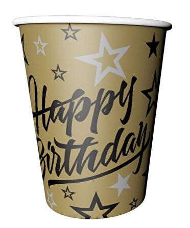 BARDAK GOLDEN STARS HAPPY BİRTHDAY 8'Lİ