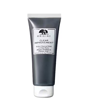 ORIGINS Clear Improvement - Gözenek Karşıtı Aktif Kömür Maske 75 ML - Yüz Maskesi 