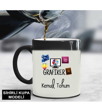 Grafiker Kupa Bardağı Sihirli