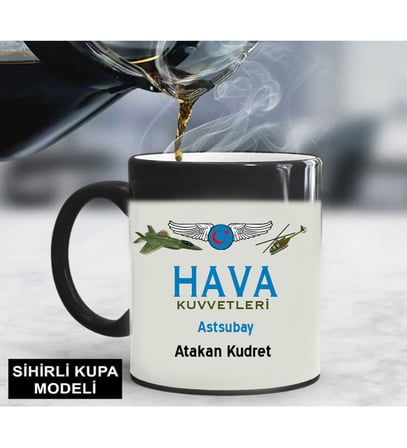 Hava Kuvvetleri Astsubay Kupa Bardağı Sihirli