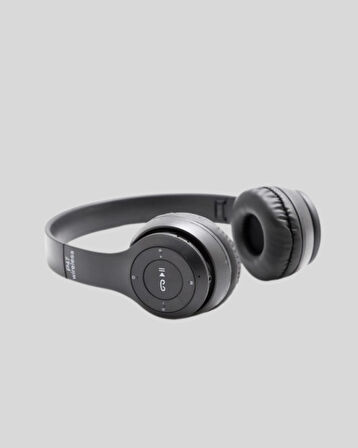 Bluetooth Kablosuz Kulaklık – Extra Bass, TF Kart, Mikrofonlu, Ayarlanabilir Ergonomik Tasarım