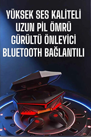 Yeni Nesil Oyuncu Kulaklığı Gürültü Önleyici Uzun Pil Ömrü Bluetooth Bağlantılı