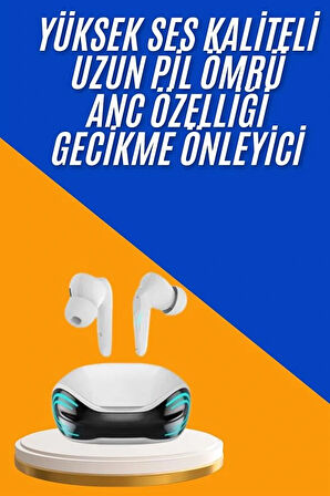 Oyuncu Kulaklığı Mikrofonlu Gürültü Engelleme Gecikme Önleyici Bluetooth Kulaklık