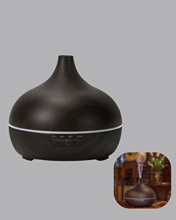Aromaterapi Difüzörü 550 ml Ultrasonik Nemlendirici Otomatik Kapanma Özellikli