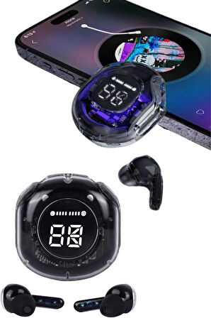 Ultrapods Led Göstergeli Oyuncu Kulaklığı ANC Destekli Bluetooth 5.3