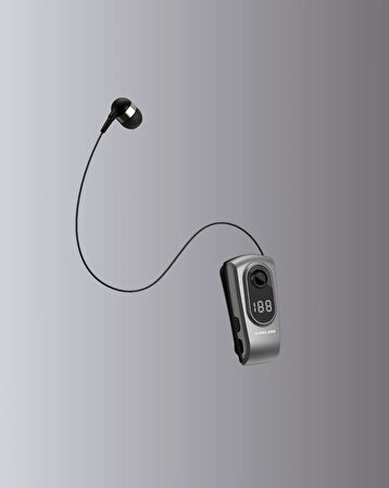 Titreşimli Bluetooth Kulaklık – Uzun Pil Ömrü, Dijital Ekranlı Kablosuz Tasarım