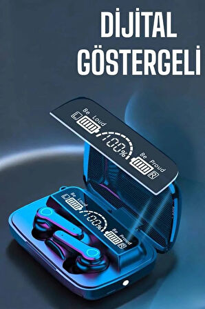 Bluetooth Kulaklık Dijital Göstergeli Kablosuz Uzun Pil Ömrü