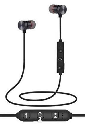 Bluetooth Bağlantılı Kablolu Mıknatıslı Sport Kulaklık
