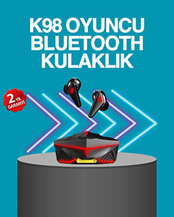 Kablosuz Bluetooth 5.0 Metal Kasa Gaming Kulaklık