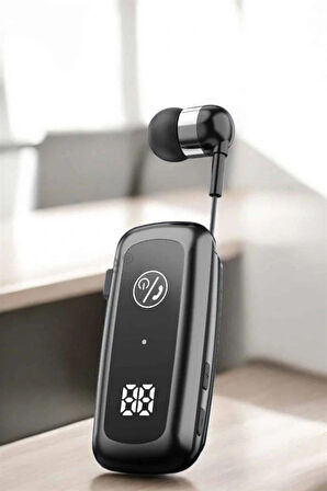 Kablolu Bluetooth Kulaklık Kulak İçi Stereo Mikrofonlu Dijital Göstergeli