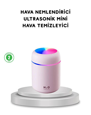 USB Bağlantılı LED Işıklı Hava Nemlendirici – Sessiz ve Kullanıcı Dostu Tasarım