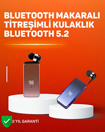İki Telefona Aynı Anda Bağlanan Bluetooth 5.3 Klipsli Kulaklık – MFB Çok Noktalı Bağlantı