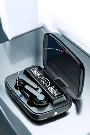 Bluetooth Kulaklık Dijital Göstergeli Kablosuz Uzun Pil Ömrü