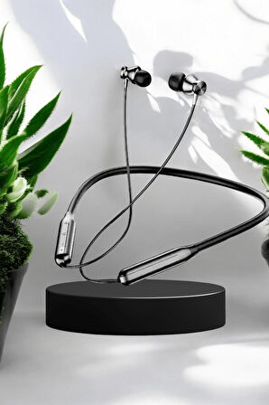 Boyun Bantlı Kablolu Kulaklık ANC Özelliği Uzun Şarj Süreli Sporcu Kulaklığı 100 saat