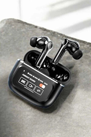 Yeni Nesil Bluetooth Kulaklık Ekranlı Yüksek Ses Kaliteli Uzun Şarj Süreli