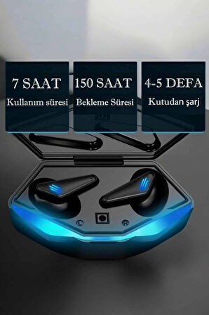 Bluetooth Gamer Oyuncu Kulaklığı ANC Özelliği Yüksek Ses Kaliteli