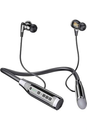 Boyun Bantlı Kulak İçi Kablolu Yüksek Ses Kaliteli Bluetooth Kulaklık