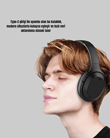 Yeni Nesil Stereo Kulaklık – Telefon, Tablet ve Laptop ile Geniş Uyumluluk