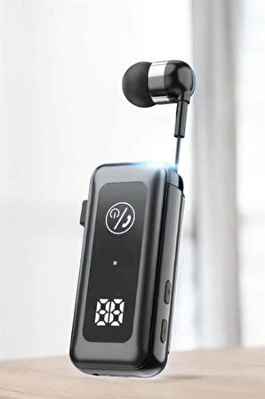 Makaralı Bluetooth Kulaklık Kulak İçi Dijital Göstergeli Yüksek Ses Kaliteli