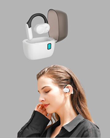 Bluetooth 5.0 Kulak İçi Kulaklık – Güçlü Bas, Uzun Pil Ömrü, Şarj Kutulu Tasarım