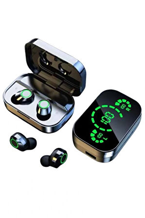 Yeni Nesil Bluetooth Kulaklık Çağrı Cevaplayabilen Dijital Göstergeli Powerbankli