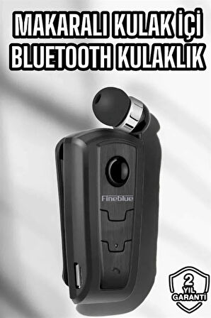Makaralı Bluetooth Kulaklık Kulak İçi Android iOS Uyumlu Titreşimli