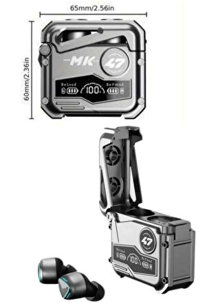 Gecikme Önleyici Oyuncu Kulaklığı Bluetooth Bağlantılı ANC Özelliği 5.0 Bluetooth