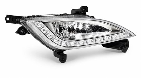 RIA Hyundai i30 2012-2015 Sis Lambası Sağ LED'li OEM 92202A6000 Sağ Ön Sis Farı DRL Gündüz Farlı Orijinal Uyumlu