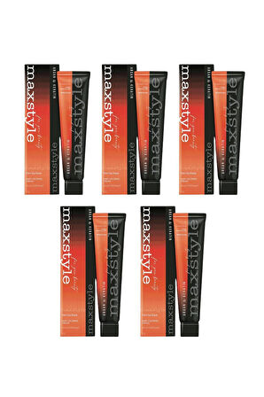 Maxstyle SPS597 Argan ve Keratin 2025/NT.VL Naturel Viole 60 Ml 5 Adet Saç Boyası Oksidansız