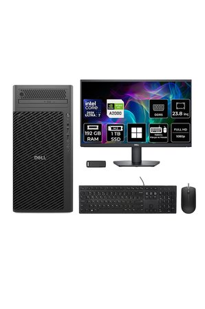 Pro Max T2 Core Ultra 7 265K RTX 2000 Ada 16GB 192GB RAM 1TB SSD 23.8" FHD Win11 Pro FCT22507P728 Masaüstü İş İstasyonu + PER4 USB Bellek