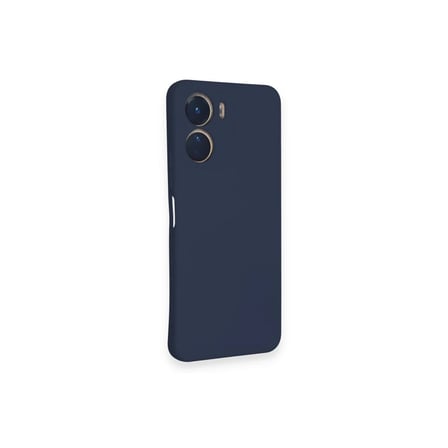 Vivo Y16 Kılıf Nano içi Kadife Silikon - Lacivert