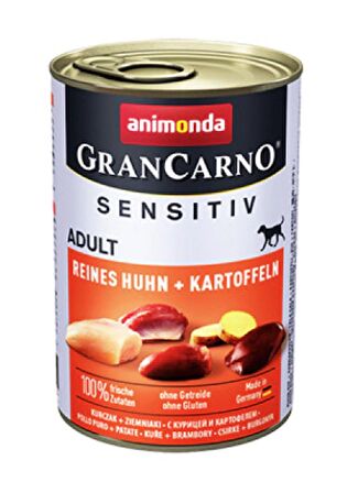 Animonda Gran Carno Sensitiv Tavuklu Ve Patatesli  Köpek Konservesi 400 Gr (6 Adet)