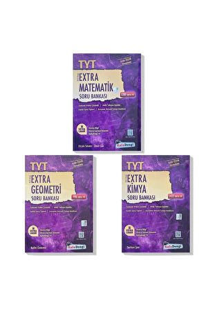 Kafa Dengi 2023 Tyt Matematik Geometri Kimya Extra Soru Bankası Seti (3 Kitap)