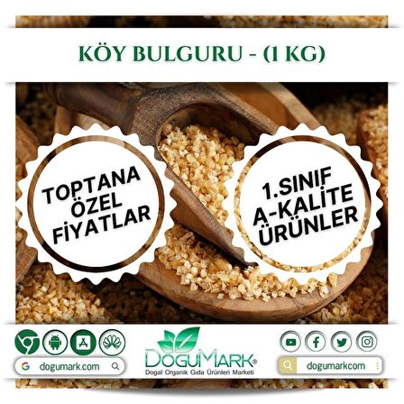 DoğuMark - Köy Bulguru - (1 Kg)