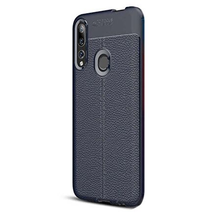 Gpack Huawei Honor 9x Kılıf Niss Silikon Deri Görünümlü