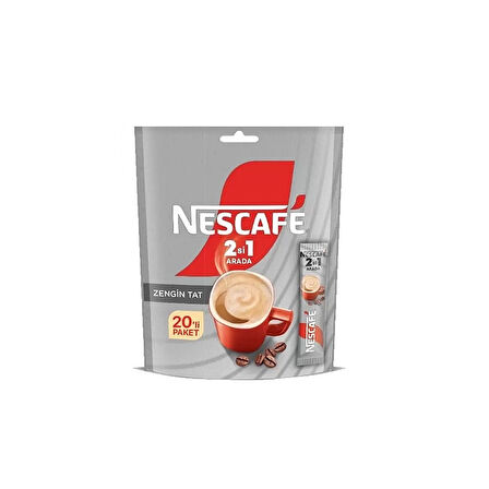 Nescafe 2 si 1 Arada 10 gr 20 li Paket x 6 Adet