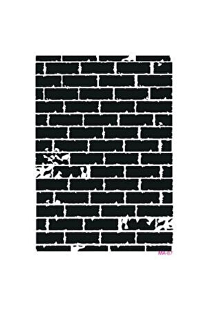Ma87 Mix Media Stencil,stensil,şablon,plantilla By Polsef From