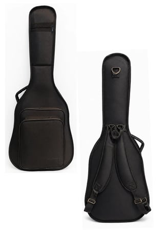PRO GİGBAG KALIN KLASİK GİTAR KILIFI-ÇANTASI - SİYAH 1900 DENYE LÜX KUMAŞ - %100 SU GEÇİRMEZ