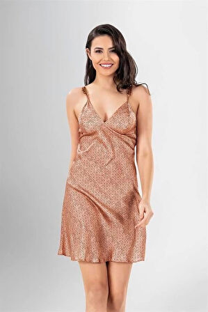 Litae 2 li Kısa Sabahlık Takımı Desenli