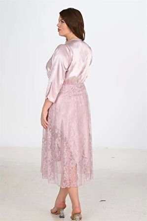 Litae 2li Pudra Sabahlık Takımı Bigsize 6220